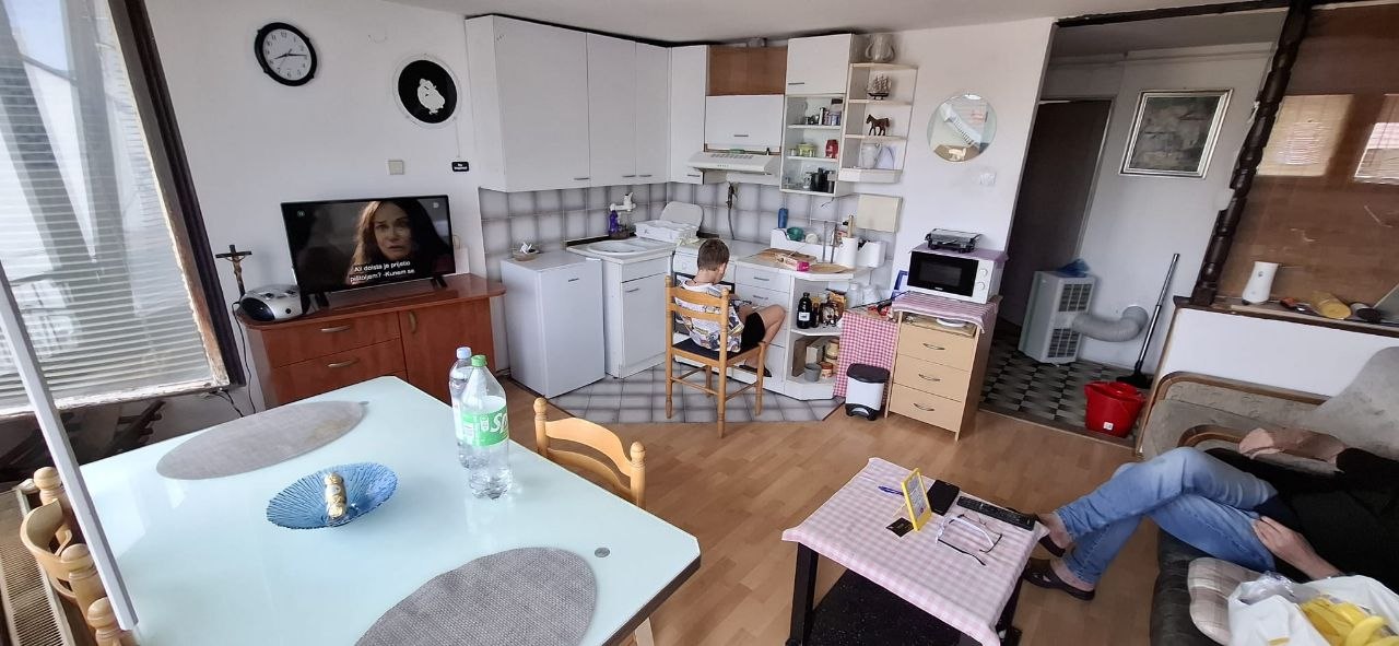 Kuhinja i dnevni boravak nakon profesionalnog čišćenja – Aries Luna Zagreb